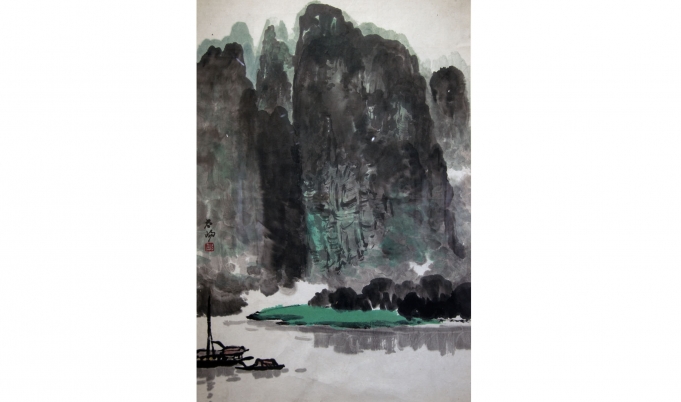 山水	 