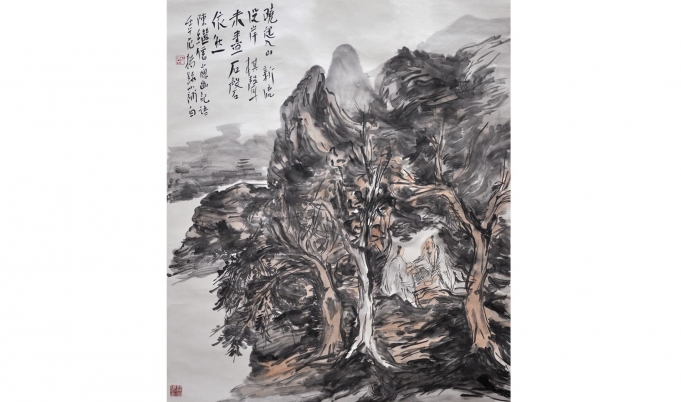 范扬   晓起入山	 